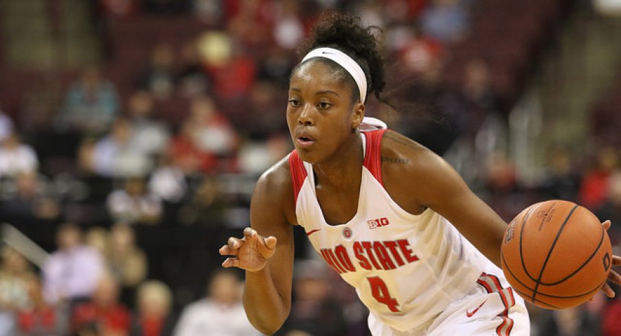 Sierra Calhoun had perhaps her best performance as a Buckeye.