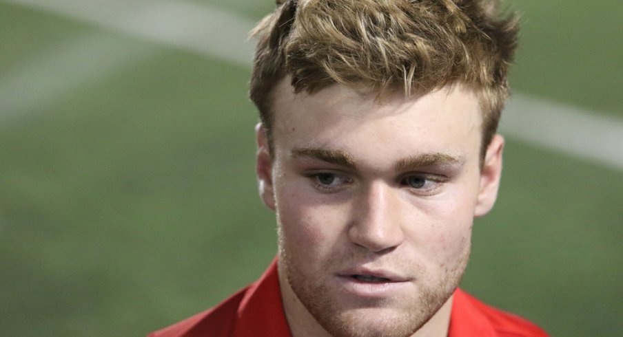 Ohio State quarterback Tate Martell