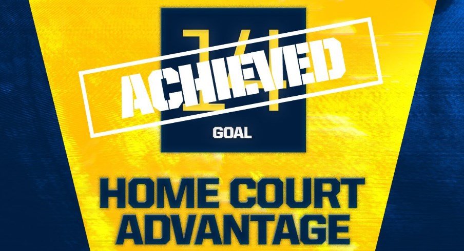 Michigan brags about home court advantage in a loss.