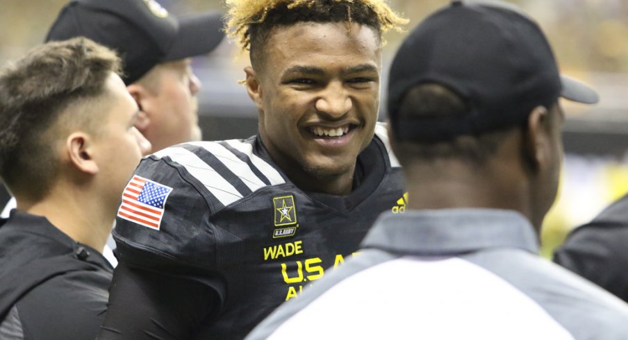 Shaun Wade at the 2017 U.S. Army All-American Bowl