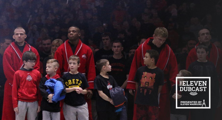 The Ohio State wrestling team prepares for their dual against Penn State.