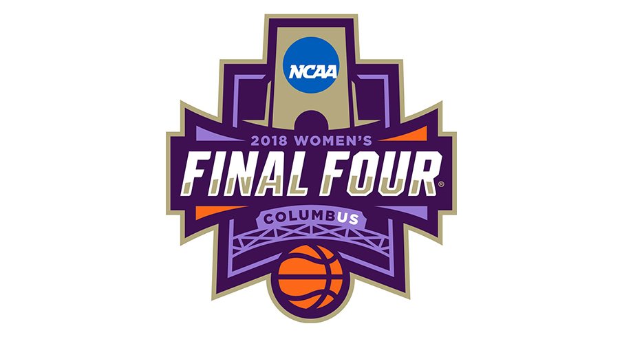 A look at the 2018 women's Final Four logo in Columbus.