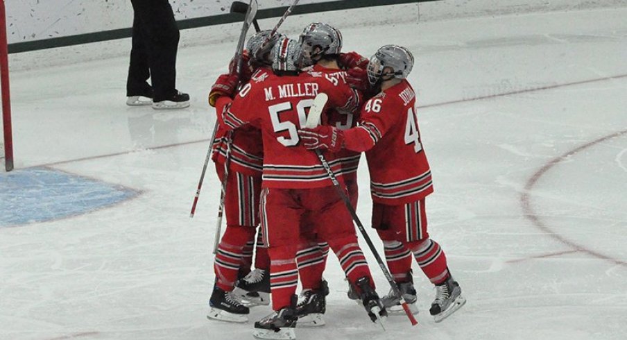 Hockey hugs!