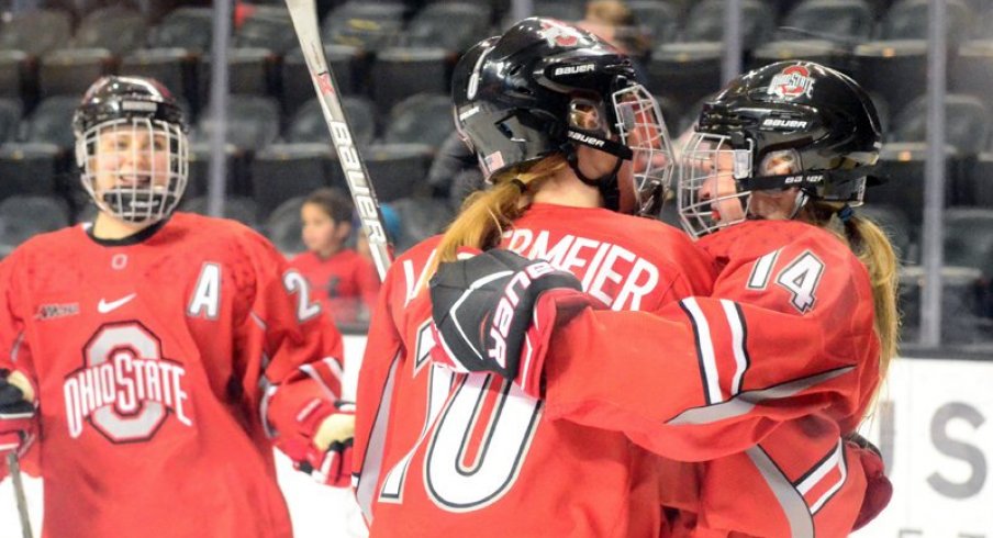 More hockey hugs!