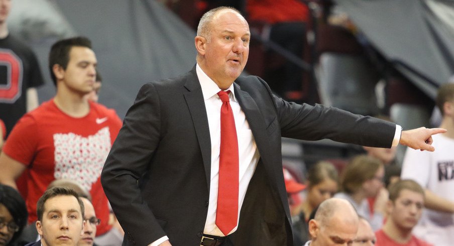 Ohio State coach Thad Matta on the sidelines against Nebraska. 