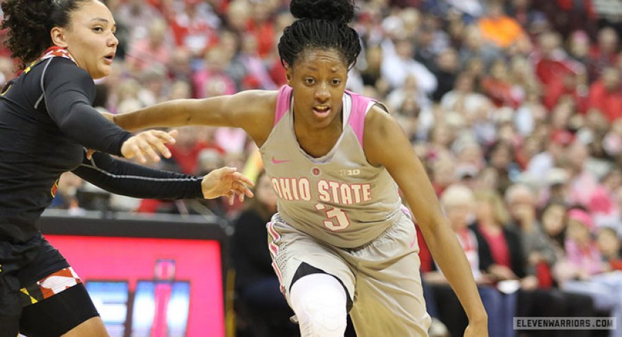 Kelsey Mitchell led the Buckeyes past No. 2 Maryland.