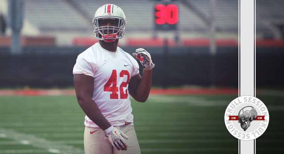 Ohio State defensive lineman Darius Slade survived to the February 23rd 2017 Skull Session