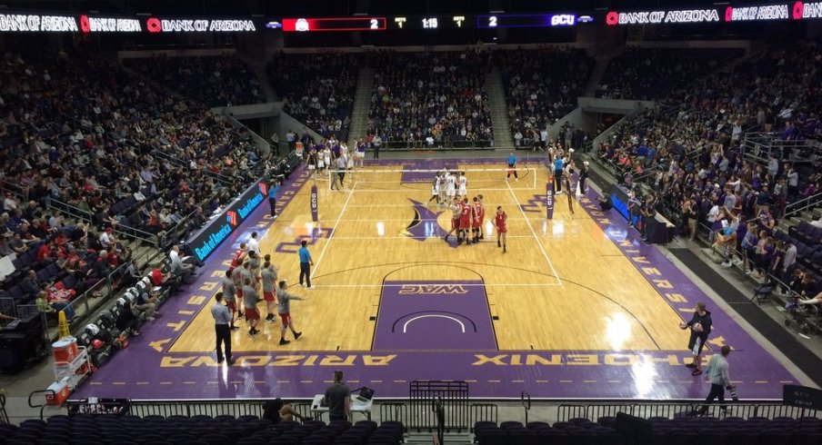 Ohio State men's volleyball in Phoenix, Ariz.