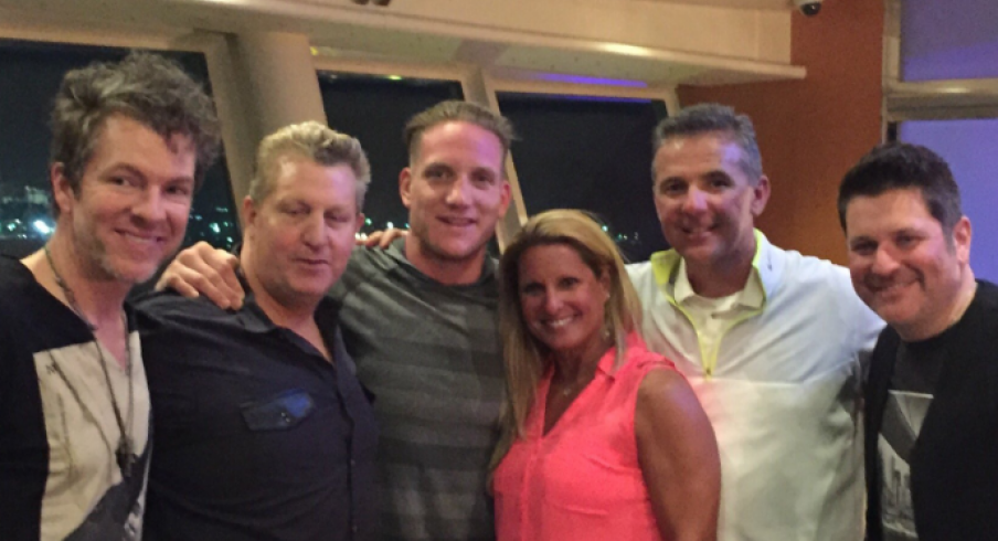 Urban Meyer hangs with Rascal Flatts