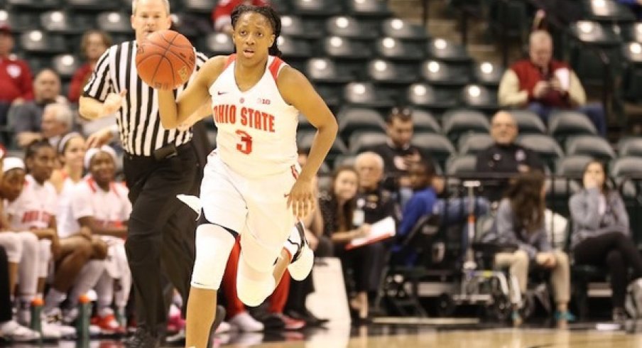 Kelsey Mitchell had a career low nine points in the semifinal loss to Purdue.