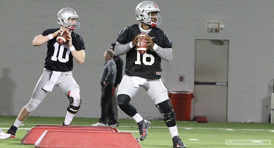 Observations from Ohio State's offense Tuesday during practice.