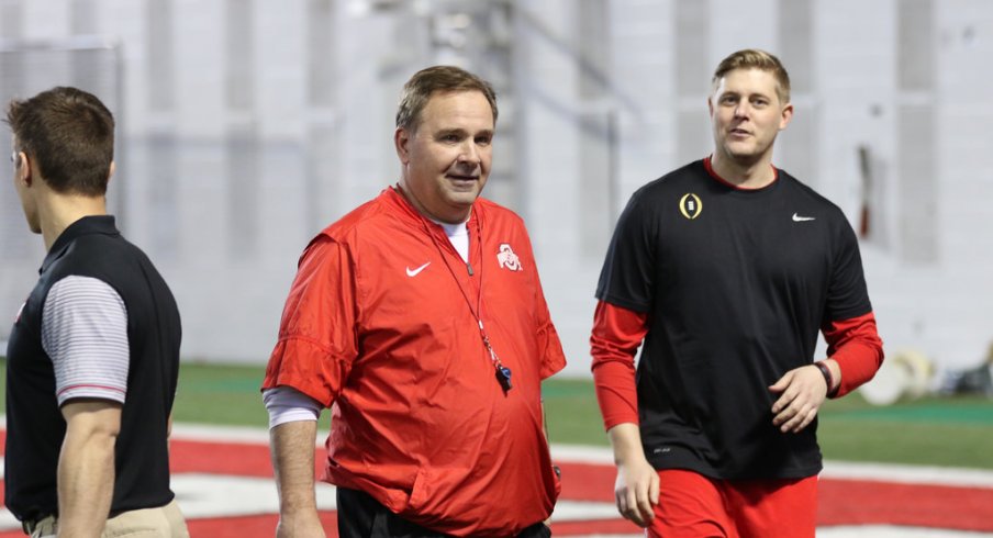 Inside Kevin Wilson's plight to earn the trust of J.T. Barrett and the rest of the pieces in Ohio State's offense this spring.