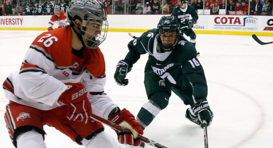 Mason Jobst was the co-scoring leader for Big Ten Hockey in 2016-17.