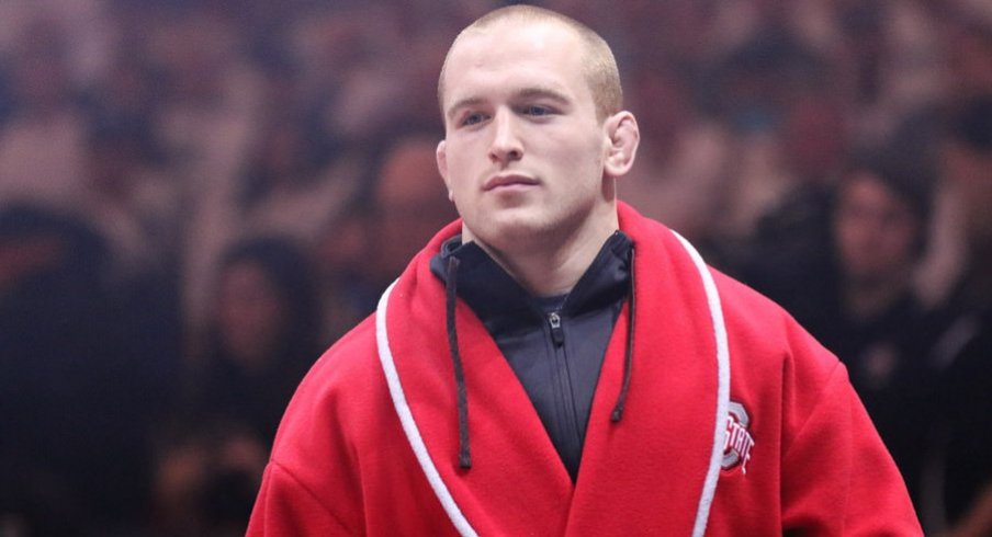 Kyle Snyder in a killer's robe. 