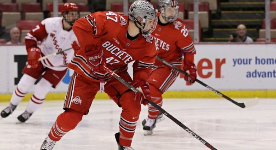 Possibly the last sighting of Josh Healey in a Buckeye jersey