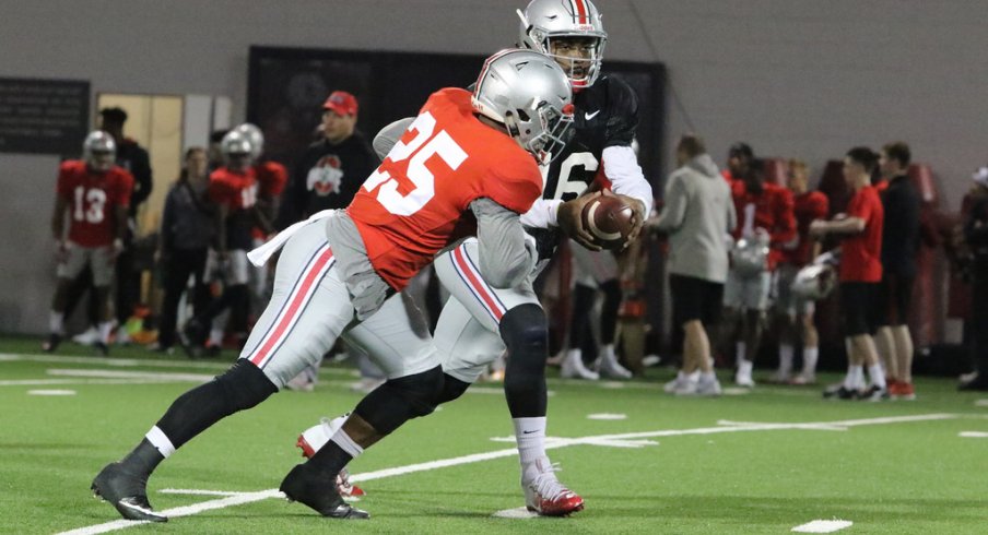 Observations from Ohio State's offense Tuesday during practice.