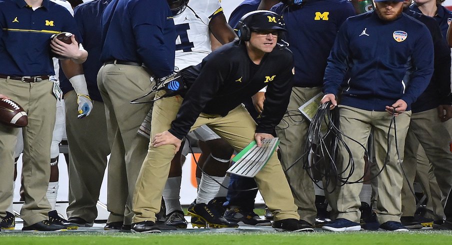 Jim Harbaugh idolizes Woody Hayes