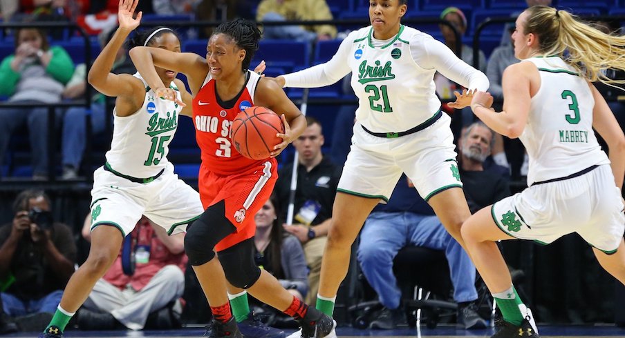 Ohio State's season ends with a Sweet 16 loss to top-seeded Notre Dame.