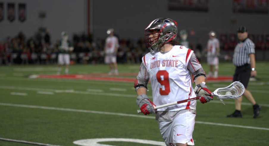 Buckeyes men's lacrosse fall for the first time this year.