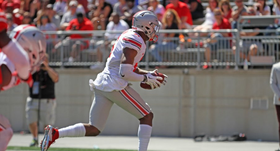 Torrance Gibson was one of the stars of last year's spring game. 