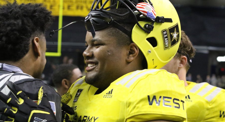 Wyatt Davis at the U.S. Army All-American Bowl.