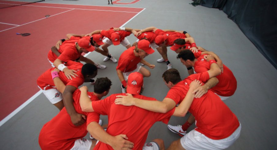 The Ohio State men's tennis team wins its 12th-straight Big Ten championship.