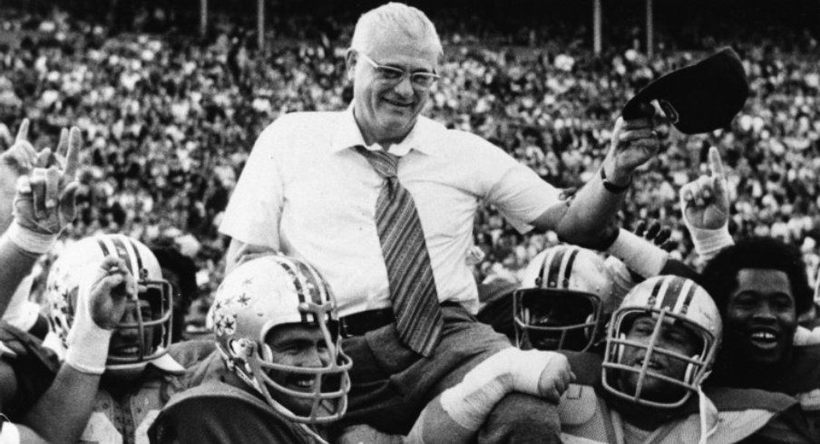 Woody Hayes brought five national titles to Columbus (three consensus).
