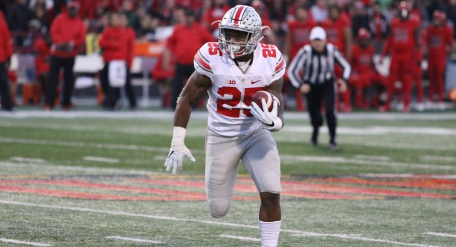 Mike Weber rushed for 1,096 yards last season in his first year as a starter. 