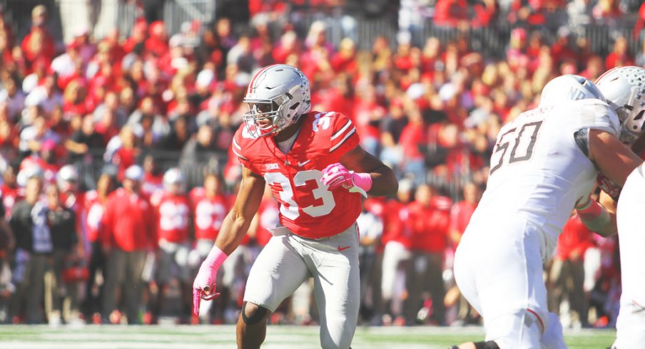 Dante Booker's speed, agility and explosion are leading reasons why Ohio State kept him at outside linebacker.