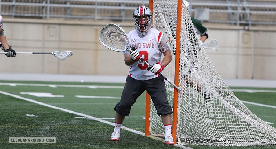 Ohio State goalie Tom Carey.