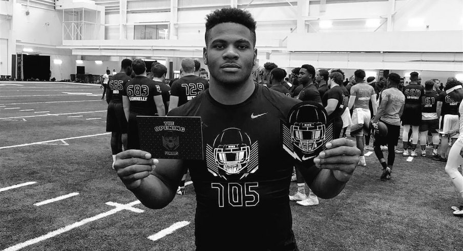 Five-star defensive end Micah Parsons is back on the market after decommitting from Penn State in April.