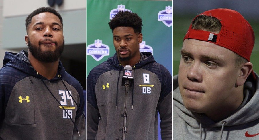Three Ohio State 2017 NFL Draftees have not yet signed their first pro contracts.