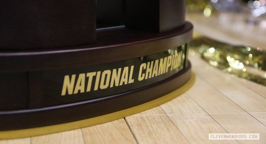 Ohio State's 2017 Men's Volleyball National Championship Trophy