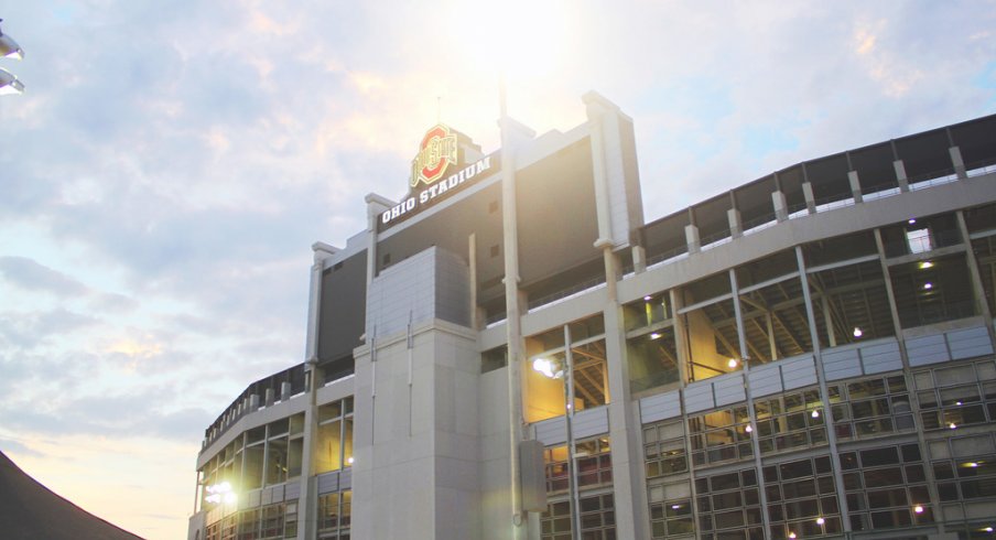 Ohio Stadium in the sun