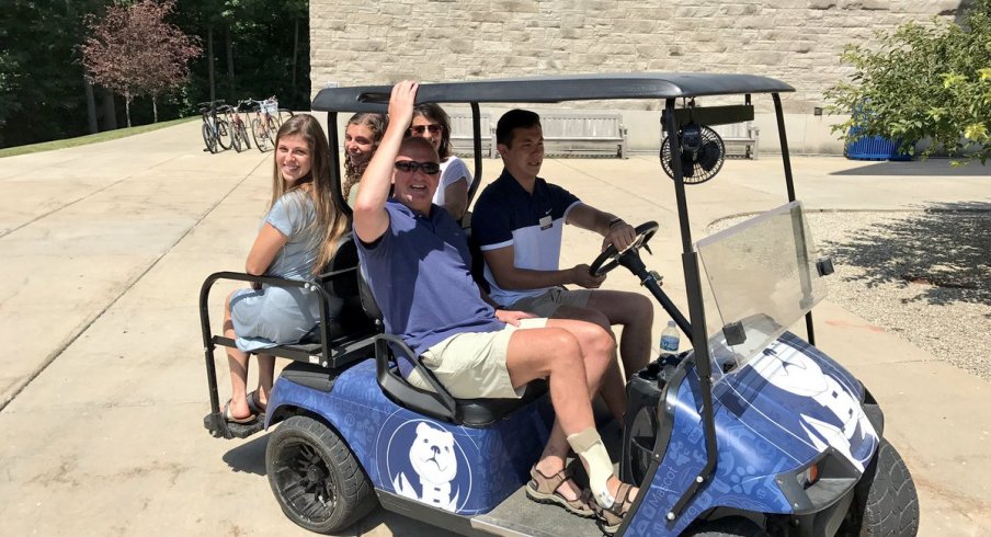 Thad Matta and his family at Butler on Friday