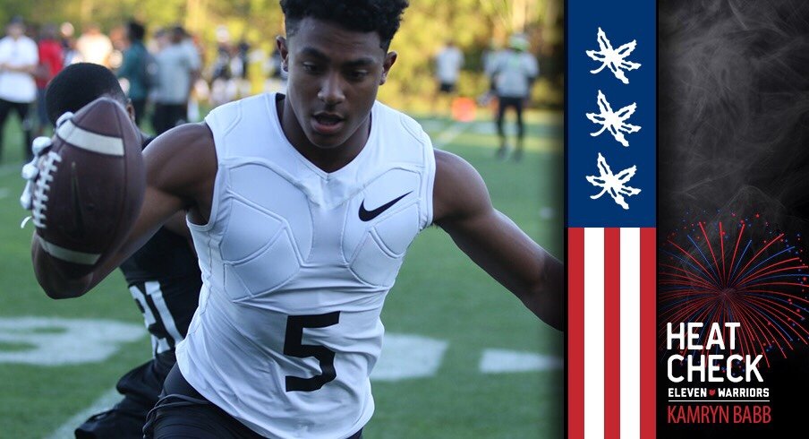 Kamryn Babb, Ohio State's top target at wideout, put on a show in Oregon this week.