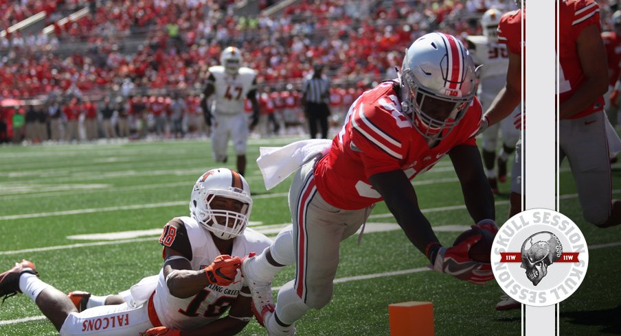 Demario McCall reaches for the July 8 2017 Skull Session.