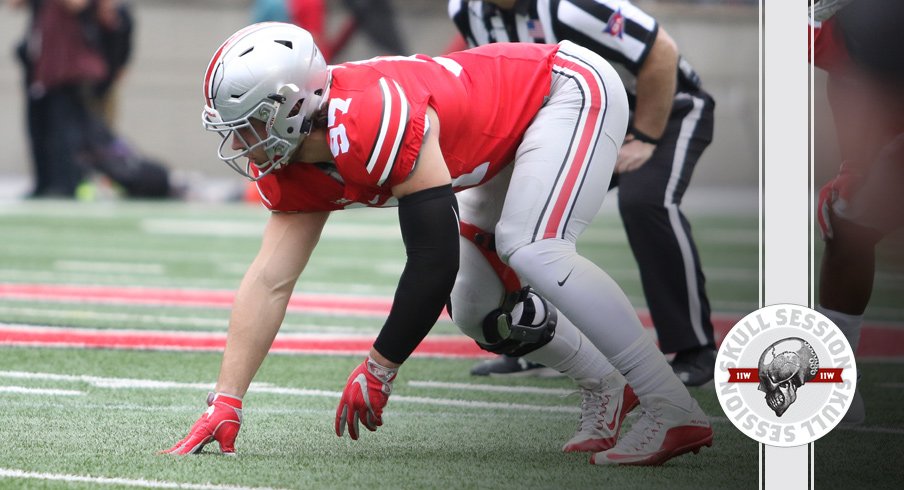 Baby Bosa prepares to rush the July 11 2017 Skull Session