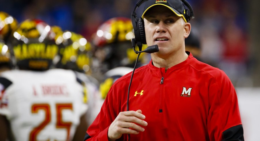 D.J. Durkin is entering his second year coaching Maryland, which is still looking for its first win against Ohio State.