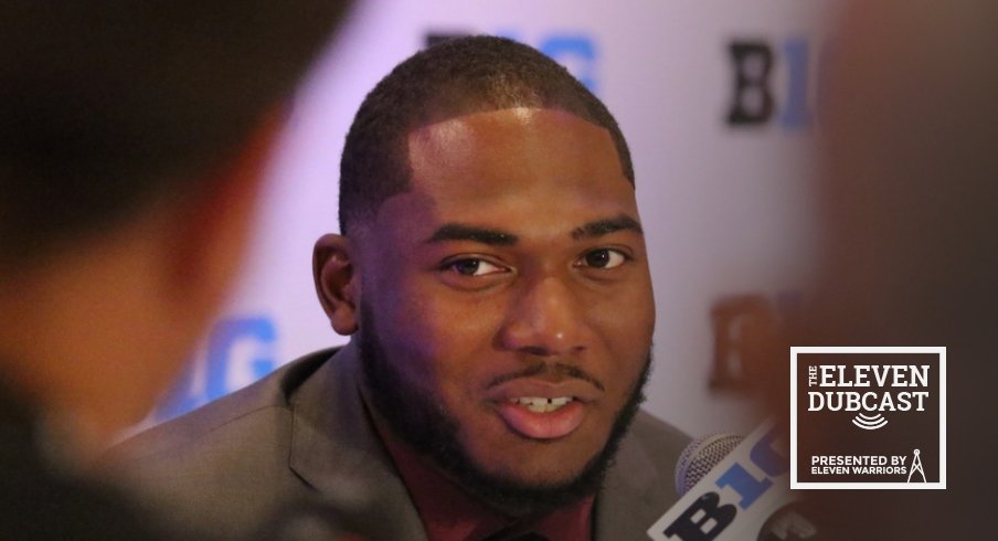 Ohio State defensive lineman Tyquan Lewis at Big Ten Media Days