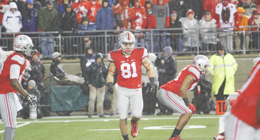 Buckeye tight ends have spent nearly as much time in the backfield as they have on the line over the past few seasons.