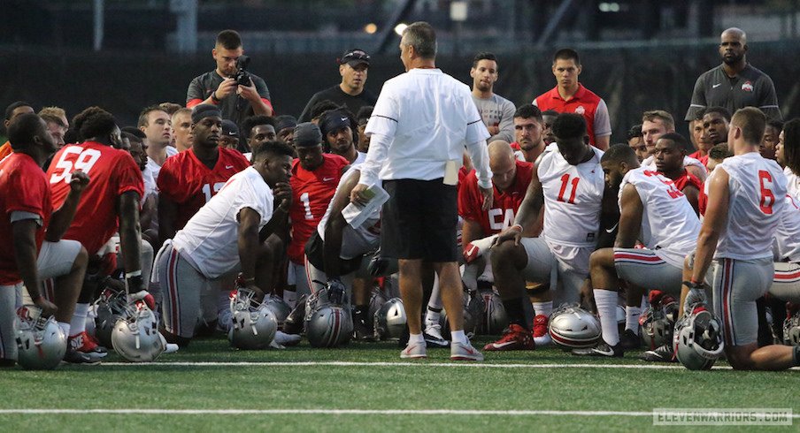Urban Meyer is looking for the right culture in the first few days of practice.