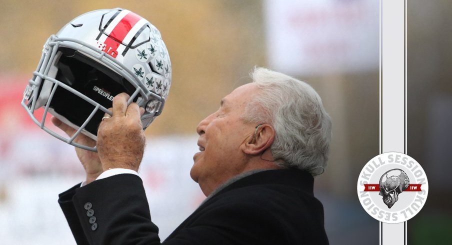 Lee Corso sensually awakes to the August 4 2017 Skull Session