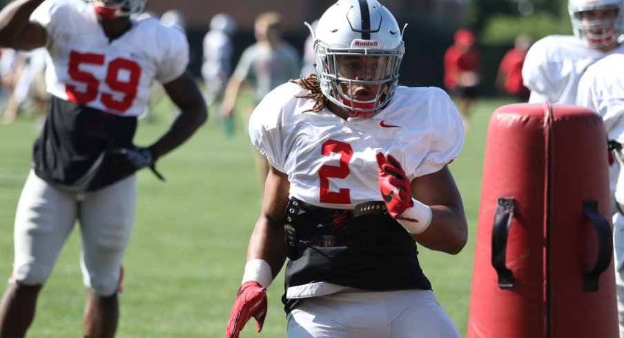 Chase Young looked impressive during defensive line drills in Saturday's practice.