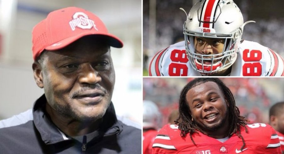 Larry Johnson will lean on Dre'mont Jones and Tracy Sprinkle to anchor the middle of Ohio State's defensive line.