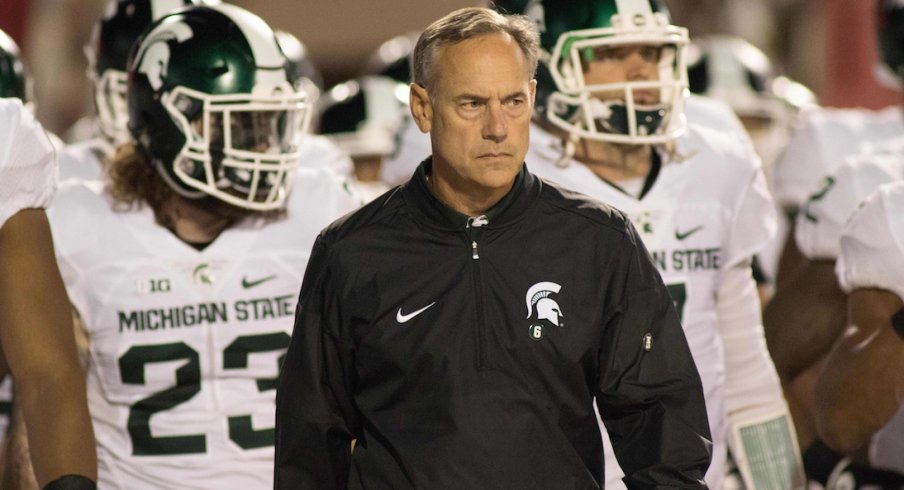 Mark Dantonio and his Spartans will return to Columbus for this year's game against Ohio State.