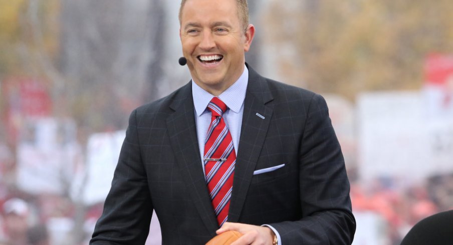 Kirk Herbstreit will be on ESPN's main broadcast of Ohio State's season opener at Indiana.