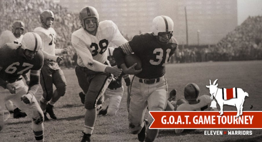 Vic Janowicz opens the Ohio State Football G.O.A.T. Game Tournament, Old School Bracket