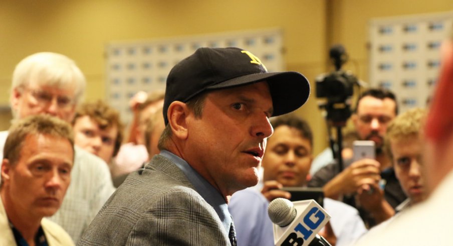 Michigan head football coach Jim Harbaugh