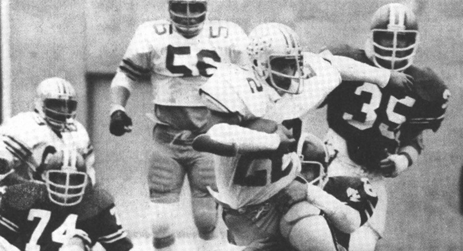 Ric Volley had nine carries for 50 yards against Indiana in 1978.